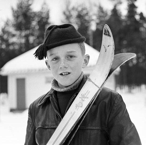 Ingemar Eriksson, Grycksbo skolungdom skidor 8/3-58