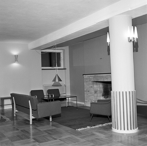 Falu lasarett, nytt personalhus, januari 1956