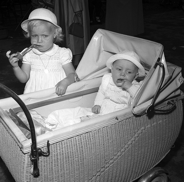 Barnens dag i Borlänge, augusti 1954