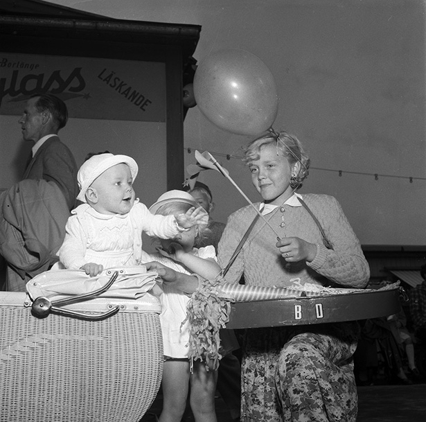 Barnens dag i Borlänge, augusti 1954