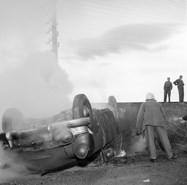 Bilbrand i Häradsbygden, 17/8 1954