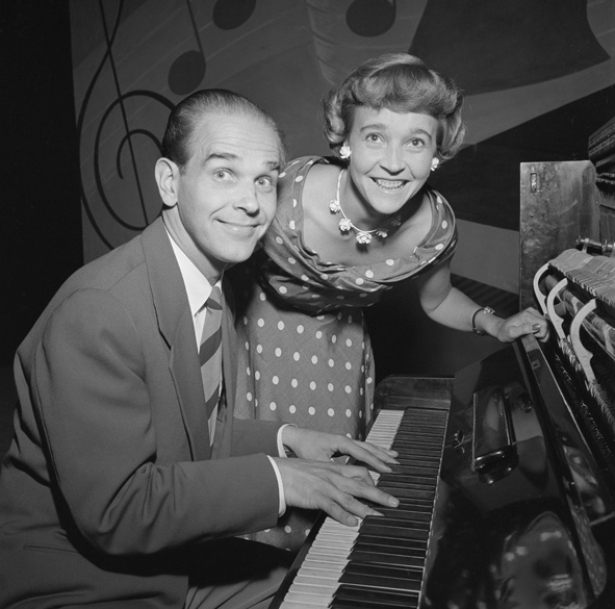 Alice Babs och Charlie Norman, Falun 1954.