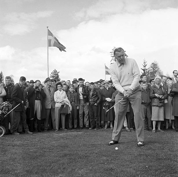 Golf invigning av golfbanan i Rättvik, Prins Bertil, 1959