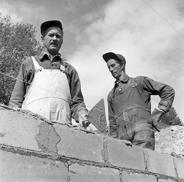 Murning av grunden, bygget i Rog,Viktor & Erik Hansson, 1959