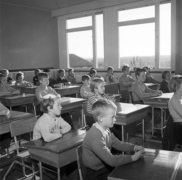Bjursås, invigning av skolan, 13/10 1954