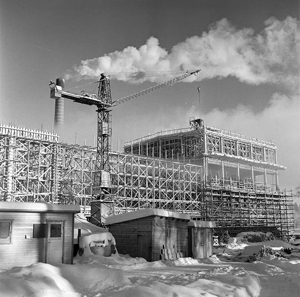 Grycksbo pappersbruk, november 1955/ januari 1956