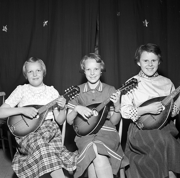Musikcirkel i Bjursås 1954