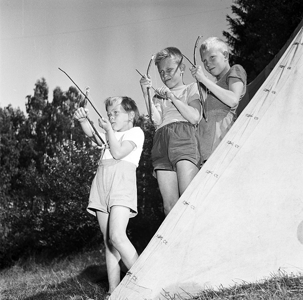 Solgårdens barnkoloni, Falun, 1954