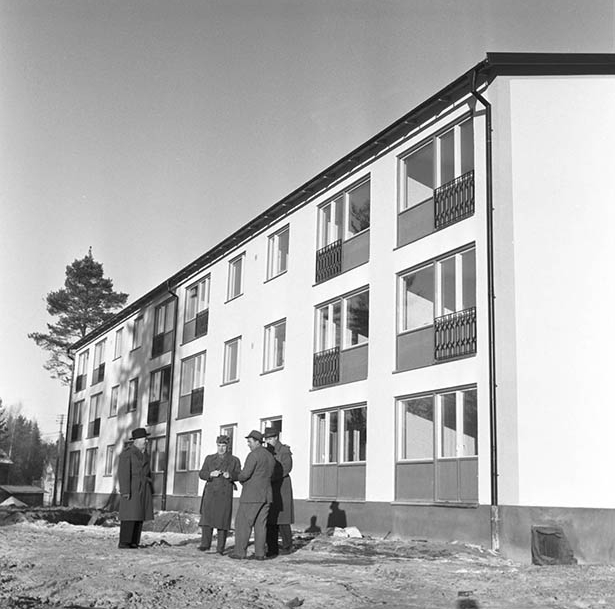 Sågmyra, nytt bostadsområde, 1956