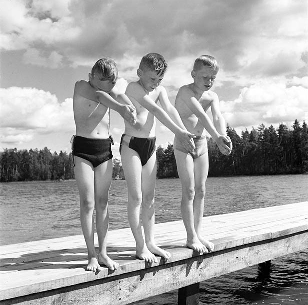 Tansbadet, Grycksbo badbilder 1953